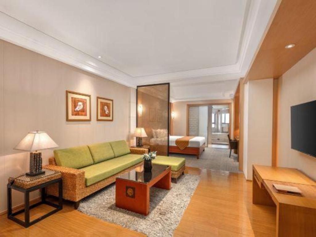 Huana Hotel Minhang Xangai Exterior foto